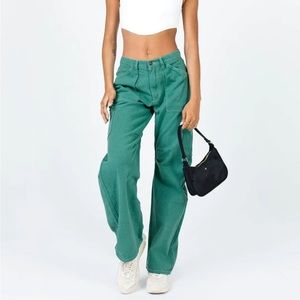 Lioness Miami Vice Pants Green Size 4